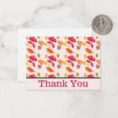 Herfst Hartelijk dank Notitiekaartje (Voorkant / Achterkant in situ)