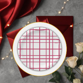 Herfst Harvest Apple Branch Floral Baby shower Papieren Bordje