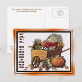 Herfst Harvest Blessings Briefkaart (Voorkant / Achterkant)