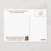 Herfst Harvest Blessings Briefkaart (Achterkant)
