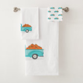 Herfst Harvest  Blue Truck Bad Handdoek (Insitu)