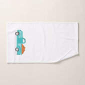 Herfst Harvest Blue Truck Bad Handdoek (Handdoek)