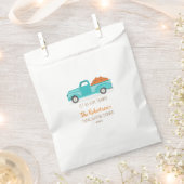 Herfst Harvest  Blue Truck Bedankzakje (Geknipt)