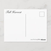 Herfst Harvest Briefkaart (Achterkant)