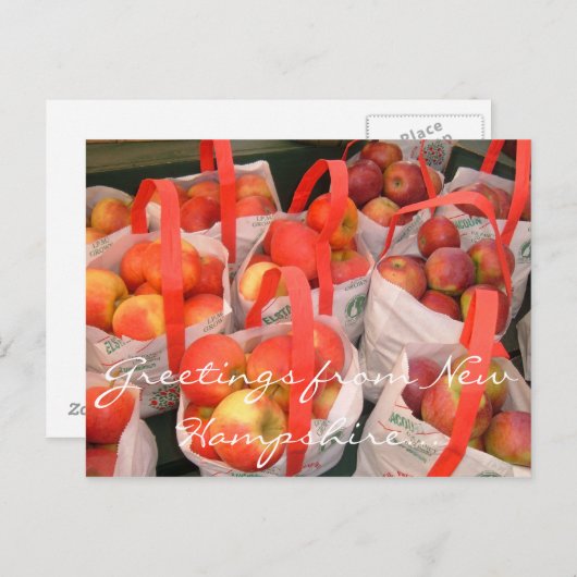 Herfst Harvest Briefkaart (Voorkant / Achterkant)