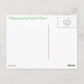 Herfst Harvest Briefkaart (Achterkant)