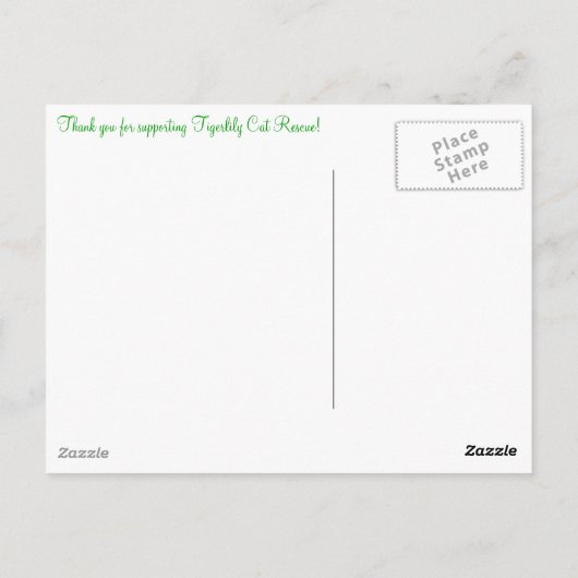 Herfst Harvest Briefkaart (Achterkant)