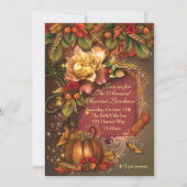 herfst Harvest Celebration Invitations Kaart (Voorkant)