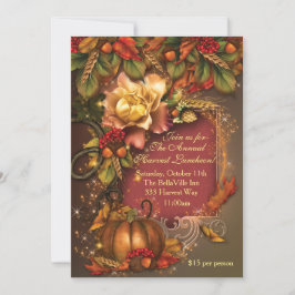 herfst Harvest Celebration Invitations Kaart