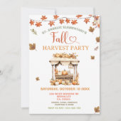 Herfst Harvest Celebration Pompoen voor School Kaart (Voorkant)