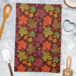 Herfst Harvest Colorful Maple Leaves Theedoek