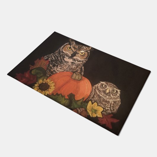 Herfst Harvest door Mat (Schuin)