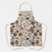 Herfst Harvest en Horns Thanksgiving Cream Schort (Voorkant)