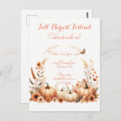 Herfst Harvest Festival Briefkaart (Voorkant / Achterkant)