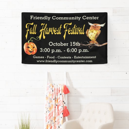 Herfst Harvest Festival Gemeenschapscentrum Kerk Spandoek (Insitu)