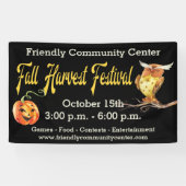 Herfst Harvest Festival Gemeenschapscentrum Kerk Spandoek (Horizontaal)