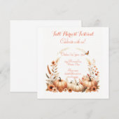 Herfst Harvest Festival Kaart (Voorkant / Achterkant)