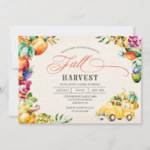 Herfst Harvest Festival Uitnodiging (Voorkant)