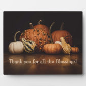 Herfst Harvest | Hartelijk dank voor alle zegening Fotoplaat (Voorkant)