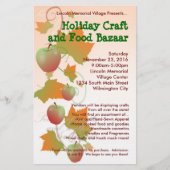 herfst Harvest Holiday Craft Bazaar Small Flyer (Voorkant)