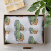 Herfst Harvest in een Green Truck Tissuepapier (Geschenk)