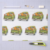 Herfst Harvest in een groenboek over de kwestie va Tissuepapier (Craft)