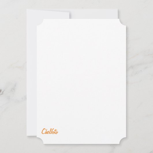 Herfst Harvest Kaart (Achterkant)