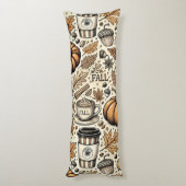 Herfst Harvest Lichaamskussen (Achterkant (Verticaal))