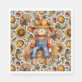 Herfst Harvest Paper Napkin Servet (Voorkant)