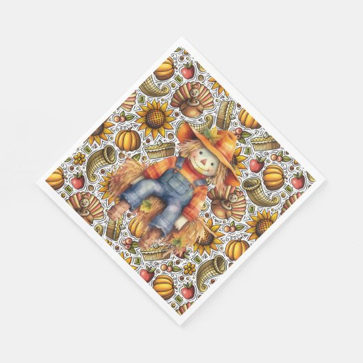 Herfst Harvest Paper Napkin Servet (Hoek)