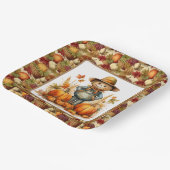 Herfst Harvest Papieren Bordje (Gebogen)