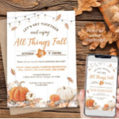 Herfst Harvest Party All Things Herfst Invitation Kaart
