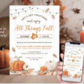 Herfst Harvest Party All Things Herfst Invitation Kaart