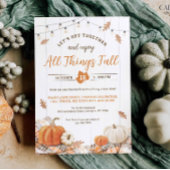 Herfst Harvest Party All Things Herfst Invitation Kaart