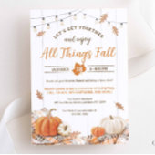 Herfst Harvest Party All Things Herfst Invitation Kaart