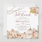 Herfst Harvest Party, Herfst Fest, Herfst Communit Kaart (Voorkant)