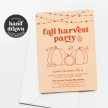 Herfst Harvest Party Invitation