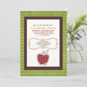 Herfst Harvest Party Invitations Kaart (Staand voorkant)