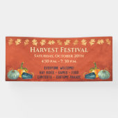 Herfst Harvest Pumpkin Festival Event Banner (Horizontaal)