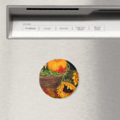 Herfst Harvest Sunflower Magneet (Insitu (Vaatwasser))