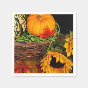 Herfst Harvest Sunflower Servet