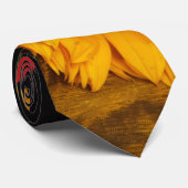 Herfst Harvest Sunflower Stropdas (Opgerold)