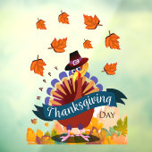 Herfst Harvest Thanksgiving Day Raamsticker (Vel 3)