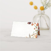 Herfst Harvest Treasures bruiloft Plaatskaartje (Achterkant)