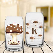 Herfst Harvest Vibes Paddenstoelen Personaliseren Blikvorm Glas