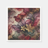 Herfst Harvest Wine Alcohol Ink Decoupage Papier Servet (Voorkant)