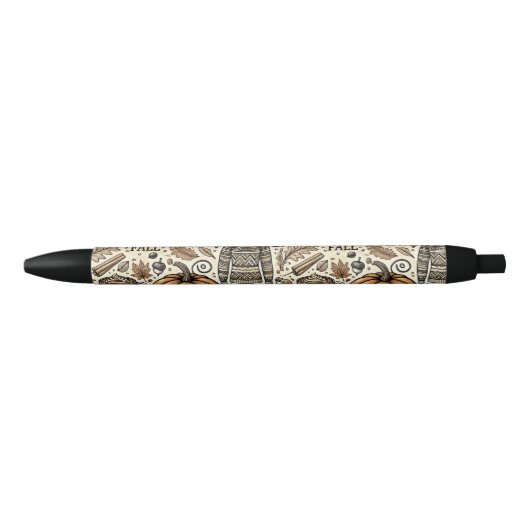 Herfst Harvest Zwarte Inkt Pen (Voorkant)