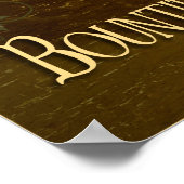 Herfst Harvets Halloween Primitive Folk Art Poster (Hoek)