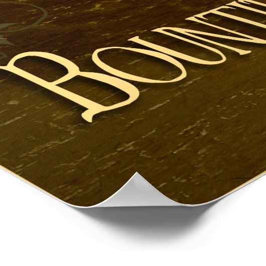 Herfst Harvets Halloween Primitive Folk Art Poster (Hoek)