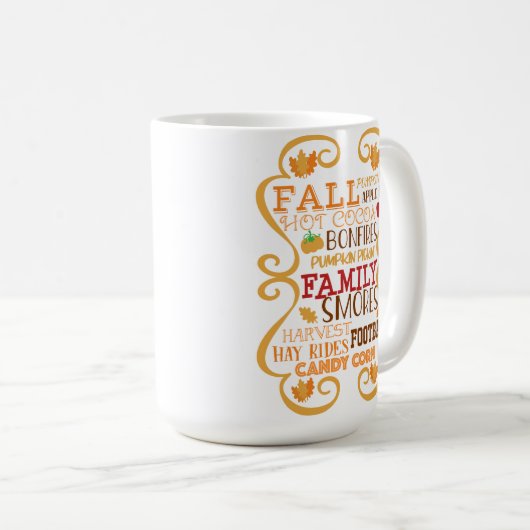 Herfst Hay Ride Day Koffiemok (Voorkant rechts)